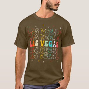 Las Vegas Nevada Souvenir Vakantie Groovy T-shirt