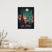 Las Vegas Nevada -  stadsbeeld Poster (Keuken)