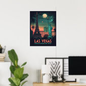 Las Vegas Nevada -  stadsbeeld Poster (Thuiskantoor)