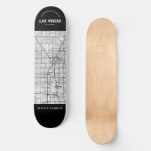 Las Vegas, Nevada Stadsplattegrond Skateboard (Voorkant)