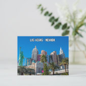 Las Vegas Nevada Strip Briefkaart (Staand voorkant)
