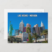 Las Vegas Nevada Strip Briefkaart (Voorkant / Achterkant)