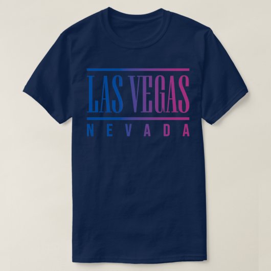 Las Vegas Nevada T-shirt (Design voorkant)