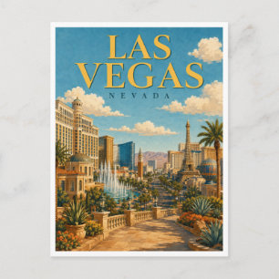Las Vegas Nevada The Strip GeoSaga Briefkaart