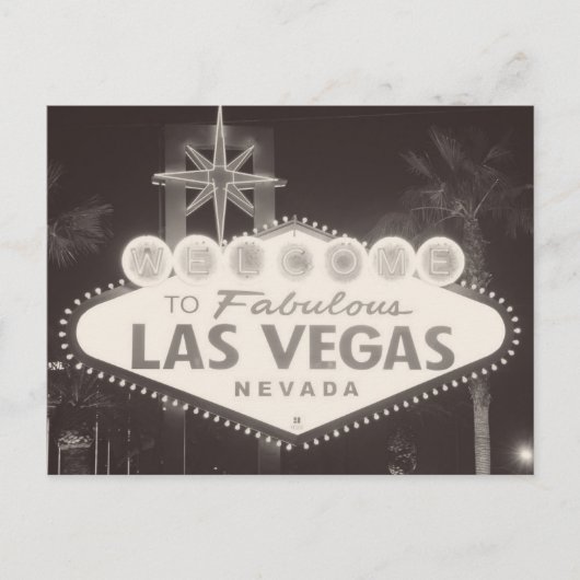 LAS VEGAS Nevada Travel Briefkaart (Voorkant)