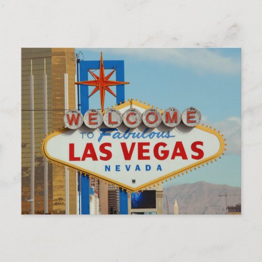 Las Vegas, Nevada Travel Briefkaart (Voorkant)