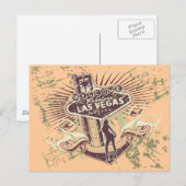 Las Vegas Nevada Tshirts en Gifts Briefkaart (Voorkant / Achterkant)