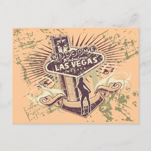 Las Vegas Nevada Tshirts en Gifts Briefkaart (Voorkant)