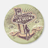 Las Vegas Nevada Tshirts en Gifts Magneet (Voorkant)