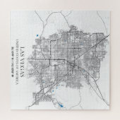 Las Vegas Nevada USA Cities Travel City Map Legpuzzel (Horizontaal)