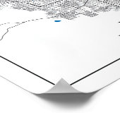 Las Vegas Nevada USA Cities Travel City Map Poster (Hoek)