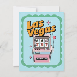 Las Vegas Nevada USA Slot Machine Jackpot Briefkaart