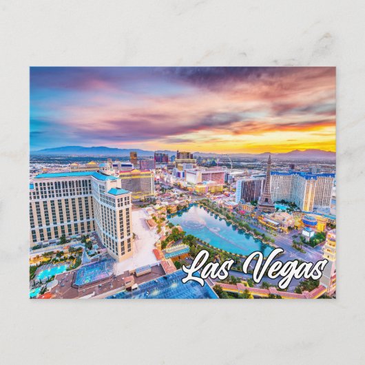 Las Vegas, Nevada, Verenigde Staten Briefkaart (Voorkant)