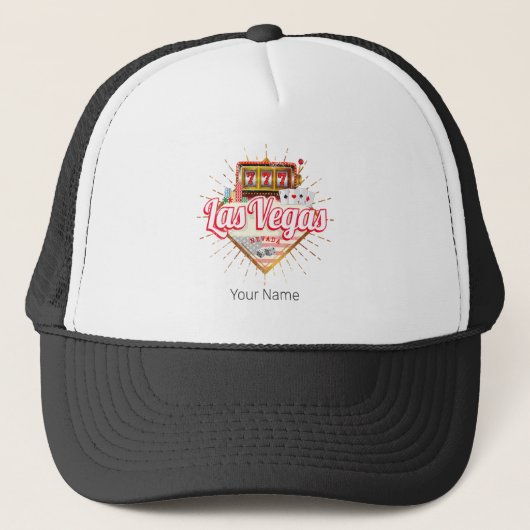 Las Vegas Nevada Verenigde Staten Casino Oud Ameri Trucker Pet (Voorkant)