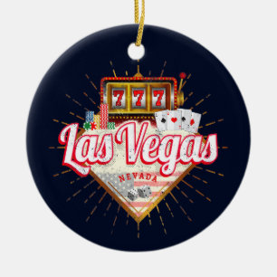 Las Vegas Nevada Verenigde Staten Casino Verenigd Keramisch Ornament