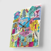 Las Vegas, Nevada Vierkante Klok (Hoek)