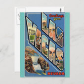 Las Vegas Nevada vintage Briefkaart (Voorkant / Achterkant)