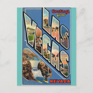 Las Vegas Nevada vintage Briefkaart
