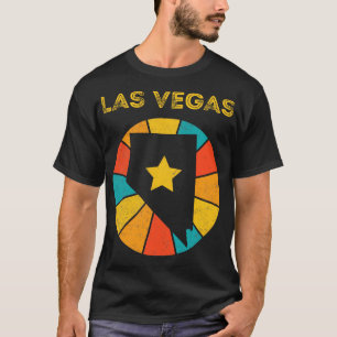 Las Vegas Nevada Vintage Geschaafde Souvenir 1 T-shirt