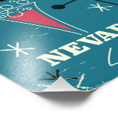 Las Vegas nevada vintage-poster Foto Afdruk (Hoek)