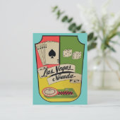 Las Vegas, Nevada Vintage Travel Briefkaart (Staand voorkant)