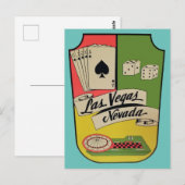 Las Vegas, Nevada Vintage Travel Briefkaart (Voorkant / Achterkant)