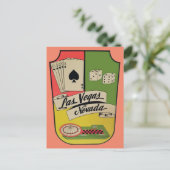 Las Vegas, Nevada Vintage Travel Briefkaart (Staand voorkant)