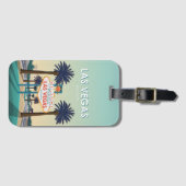 Las Vegas Nevada Welkom Bord Reizen in het Verlede Bagagelabel (Voorkant (horizontaal))