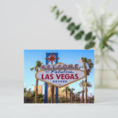 Las Vegas Nevada | Welkomstbord Briefkaart (Staand voorkant)