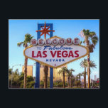 Las Vegas Nevada | Welkomstbord Briefkaart<br><div class="desc">Las Vegas Nevada | Welkomstbord</div>