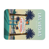 Las Vegas Nevada welkomstbord Vintage Travel Magneet (Horizontaal)