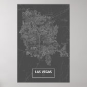 Las Vegas, Nevada (zwart wit) Poster (Voorkant)