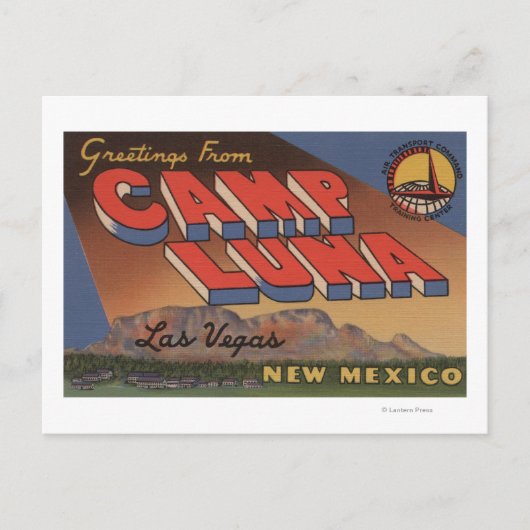 Las Vegas, New Mexico - Camp Luna Briefkaart (Voorkant)