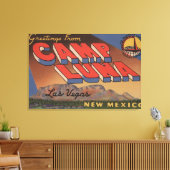 Las Vegas, New Mexico - Camp Luna Canvas Afdruk (Insitu (Woonkamer))