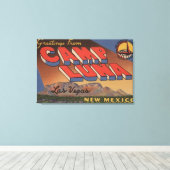 Las Vegas, New Mexico - Camp Luna Canvas Afdruk (Insitu (Houten vloer))
