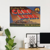 Las Vegas, New Mexico - Camp Luna Poster (Thuiskantoor)