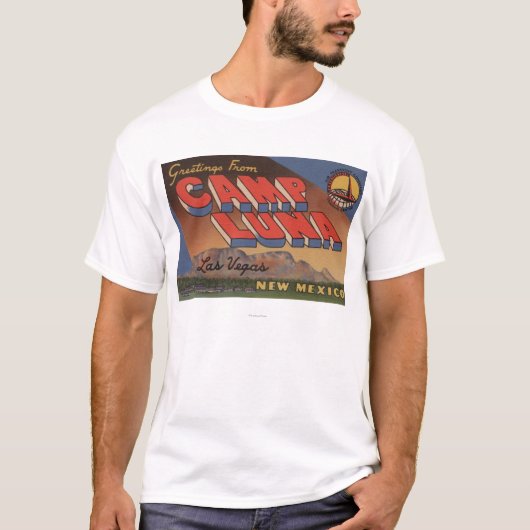 Las Vegas, New Mexico - Camp Luna T-shirt (Voorkant)