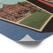 Las Vegas, New Mexico - Grote Letter-scènes Poster (Hoek)