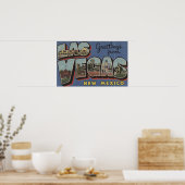 Las Vegas, New Mexico - Large Letter Scenes 2 Poster (Keuken)