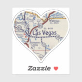 Las Vegas New Mexico Map Sticker (Vel)