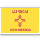 Las Vegas New Mexico Sticker (Voorkant)