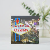 Las Vegas nieuwjaarsfeest Kaart (Staand voorkant)