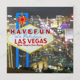 Las Vegas nieuwjaarsfeest Kaart