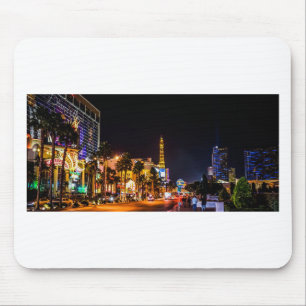 Las Vegas Night Lights Strip Eiffel Tower Casino Muismat