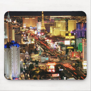 Las Vegas Night Skyline Computer Mousepad Muismat