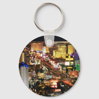 Las Vegas Night Skyline Sleutelhanger