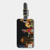 Las Vegas Night Time Neon Lights Casinos Sign Bagagelabel (Voorkant verticaal)