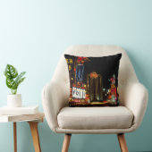 Las Vegas Night Time Neon Lights Casinos Sign Kussen (Stoel)