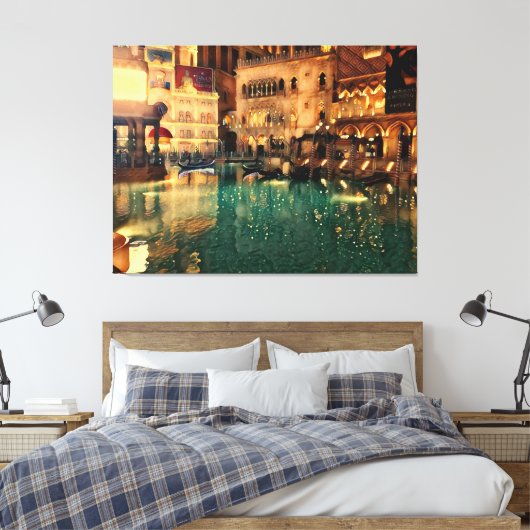 Las vegas Nights Casino Oorspronkelijke Abstracte  Canvas Afdruk (Insitu (Slaapkamer))