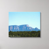 Las Vegas, NM Hermits Peak op Canvas Afdruk (Voorkant)